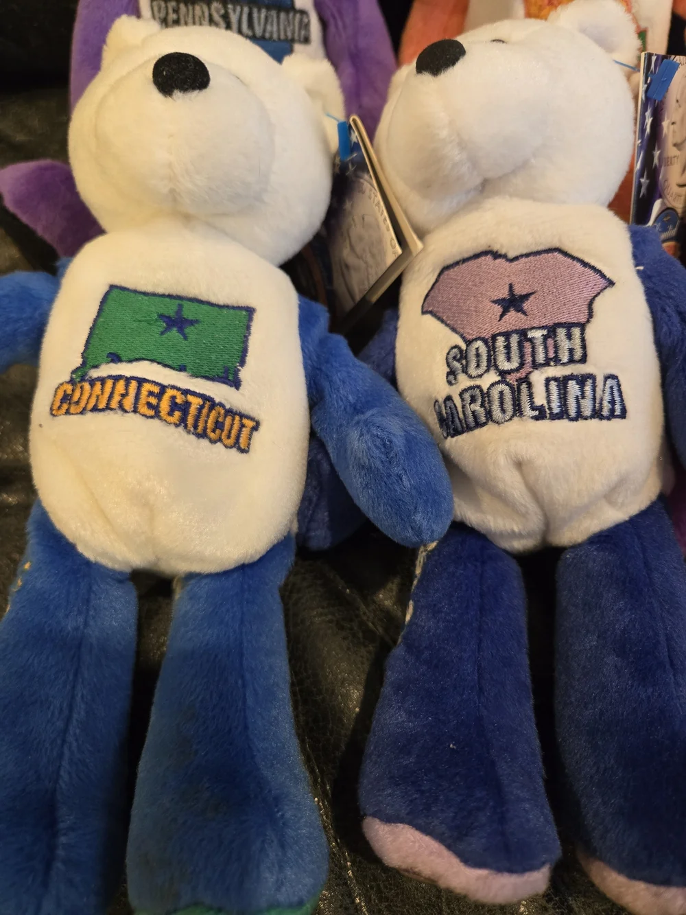 Limited Edition State Quarter Coin Bears – Collectible Plush  – Good - Picture 5 of 9